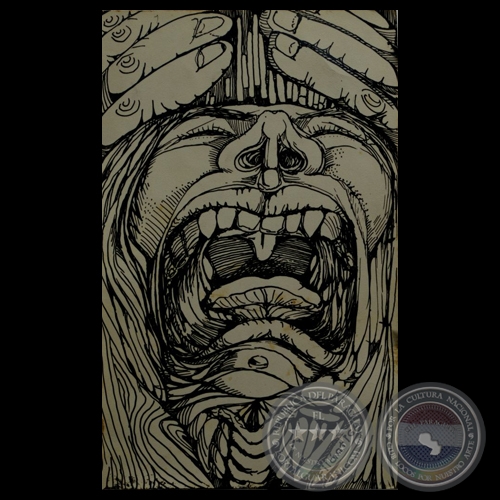 TUPAC AMARU, 1972 - Dibujo de Joel Filártiga
