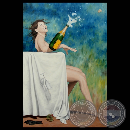 VEUVE CLICQUOT PONSARDIN, 2006 - Obra de JORGE LUIS CARDOZO DE LAMAR
