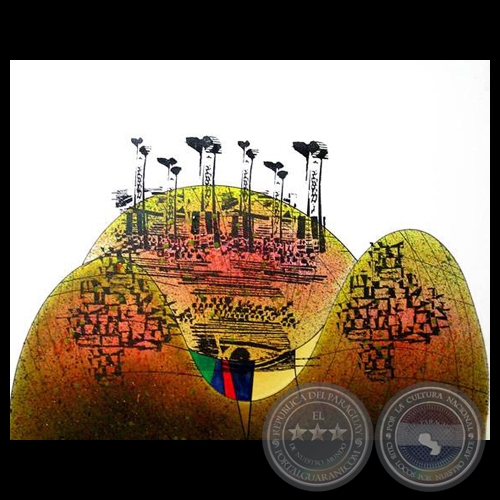 LA SENSUALIDAD ES UNA PROMESA QUE TE HACE COSQUILLAS - Acrílico de JORGE CODAS