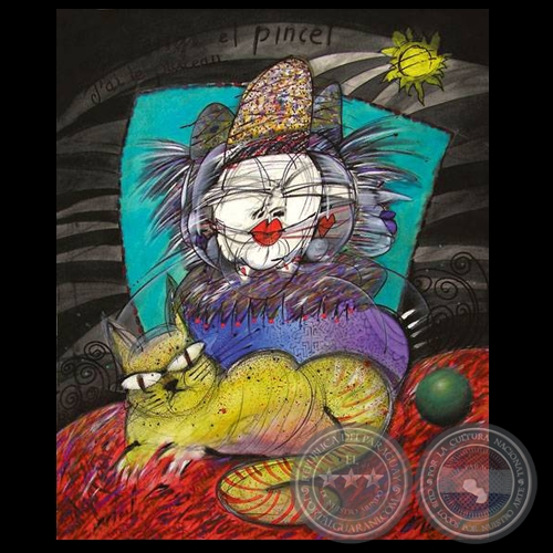 YO TENGO EL PINCEL, 2003 - Acrílico de JORGE CODAS