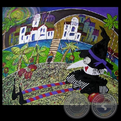 LA TIA LOLA, 2003 - Acrílico de JORGE CODAS