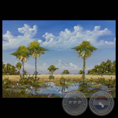 PAISAJE PARAGUAYO - Óleo de JORGE VON HOROCH