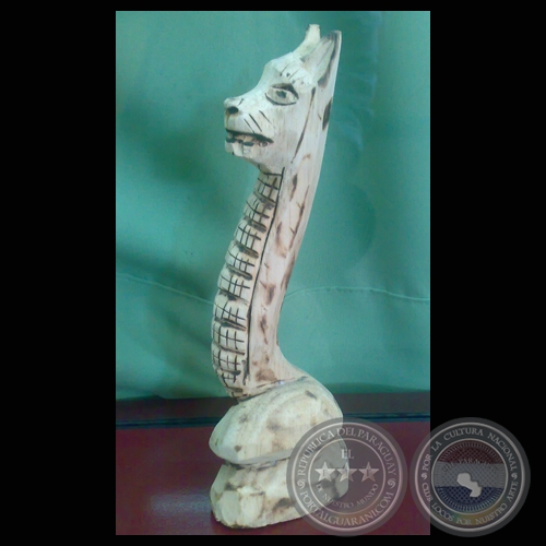 MBOI YAGUA - ESCULTURA POPULAR PARAGUAYA - Obra de José Escobar