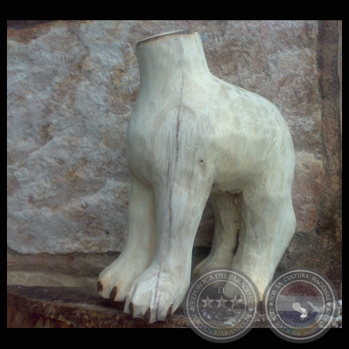 PLATA YVYGUY - ESCULTURA POPULAR PARAGUAYA - Obra de José Escobar