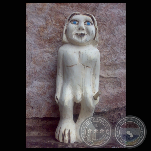 YACY YATERE - ESCULTURA POPULAR PARAGUAYA - Obra de José Escobar