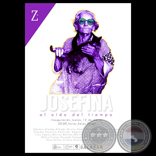 JOSEFINA PLÁ: AL OÍDO DEL TIEMPO, 2015 - Obras de OSVALDO CAMPERCHIOLI