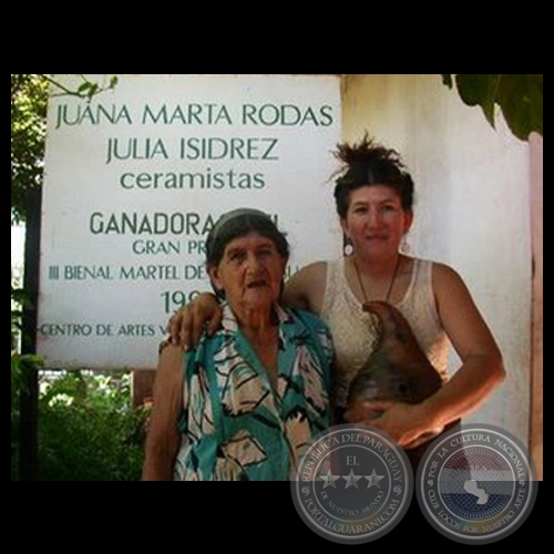 CERÁMICAS, 2005 - Obras de JUANA MARTA RODAS y JULIA ISÍDREZ