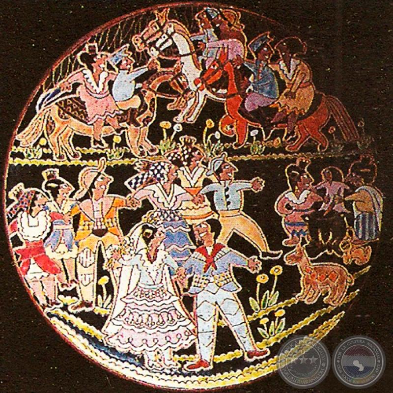 MOTIVOS PARAGUAYOS (Cerámica de JULIÁN DE LA HERRERÍA)