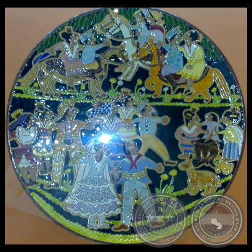 PLATO DE CERÁMICA, 1936 - Obra de JULIÁN DE LA HERRERÍA