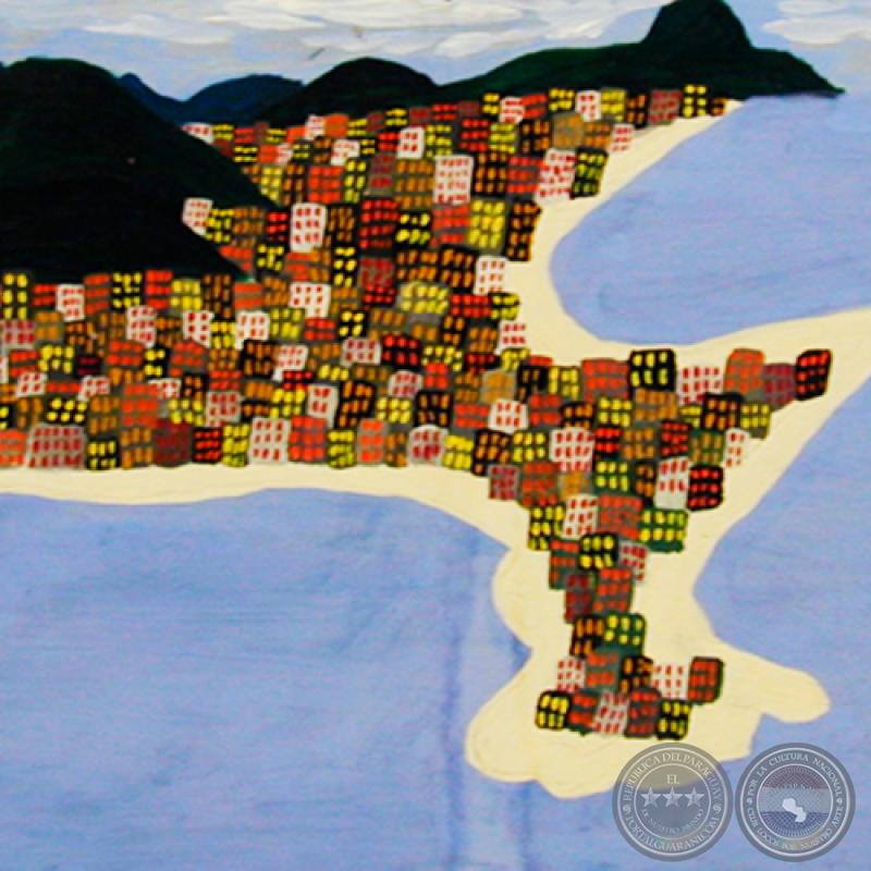 RÍO DE JANEIRO, 1995 - Acrílico de JULIO DARÍO INSFRÁN