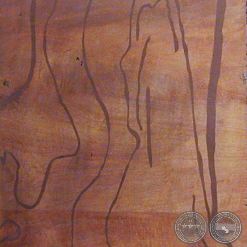 VETAS DE MADERA, 1995 - Acrílico de JULIO DARÍO INSFRÁN