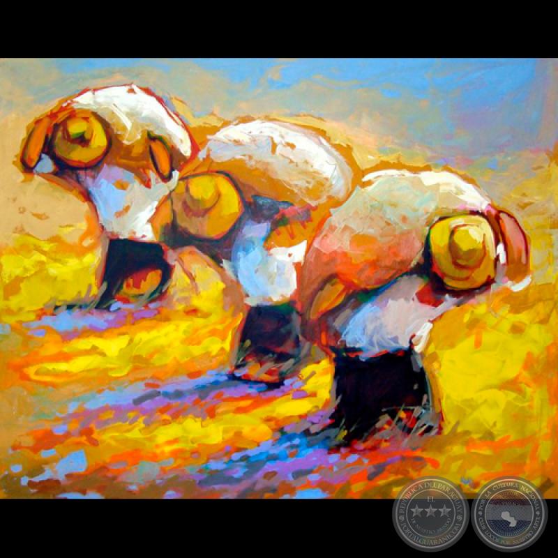 ALGODONEROS, Óleo de KOKI RUIZ (DEL REY GALERÍA DE ARTE)