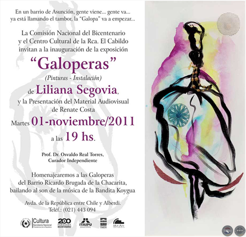 GALOPERAS, 2011 - Pintura e Instalación de LILIANA SEGOVIA