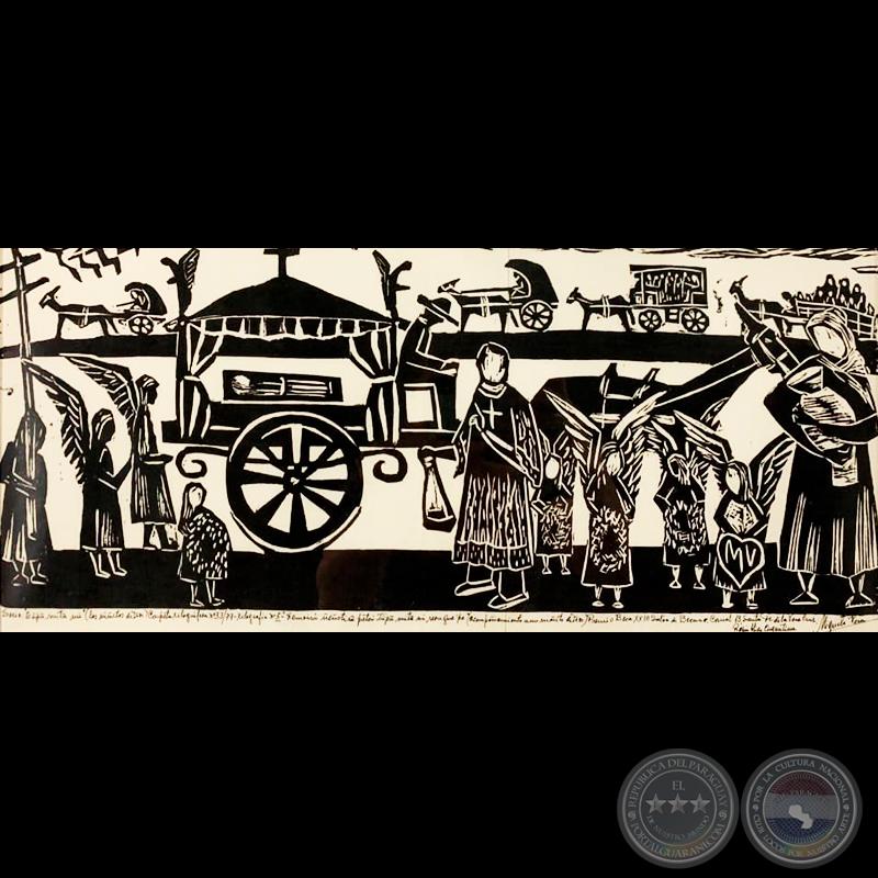 SERIE LOS NIÑITOS DE DIOS, 1979/1978 - Xilografía de MIGUELA VERA