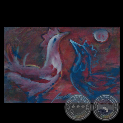 GALLOS, 2005 - Obra de LUCIO AQUINO