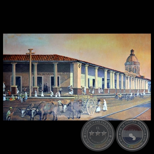 ASUNCIÓN DE ANTAÑO - Óleo de LUIS TORANZOS