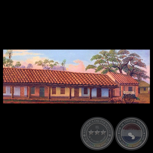 CASONA DE LUQUE - Pintura al leo de LUIS TORANZOS