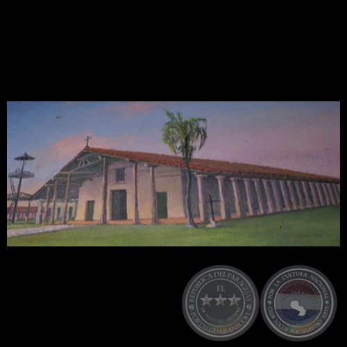 IGLESIA DE YAGUARÓN - Pintura al óleo de LUIS TORANZOS