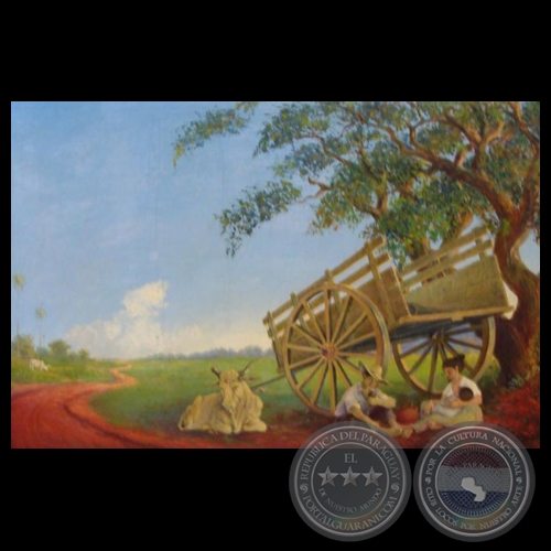 PAISAJE CAMPESINO - Óleo de LUIS TORANZOS