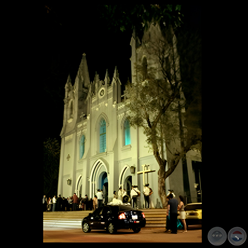 REINAGURACIÓN DEL VIEJO RELOJ - CATEDRAL DE LA CIUDAD DE SAN LORENZO -F otografía: LUIS VERA 