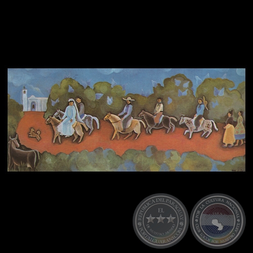 CASAMIENTO COYGUÁ, 1974 - Óleo de MABEL ARCONDO