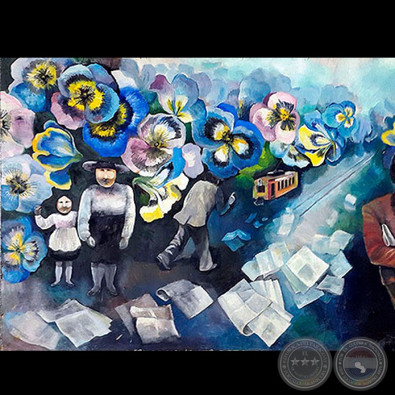 SIN TÍTULO, 1975 - Óleo de MABEL ARCONDO