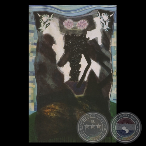 COWS y CACTUS, 2000 - Técnica mixta de MARCELO MEDINA