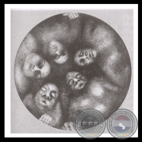 SIN TÍTULO, 1973 - Dibujo a tinta de SELMO AQUINO - Comentario de TICIO ESCOBAR