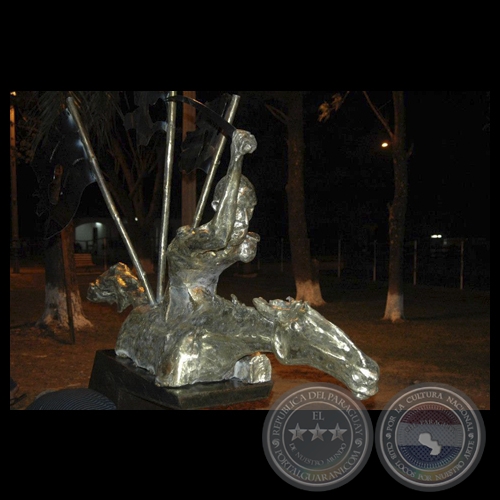 MAYOR EDUARDO VERA, 2012 - Escultura pública de GUSTAVO BECKELMANN