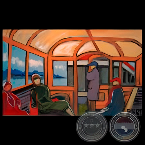 INTERIOR DEL VAGÓN, 2009 - Obra de MICHAEL BURT