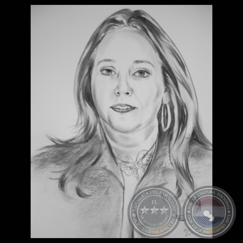 RETRATO DE MINA FELICIANGELI - Obra de FEDERICO CABALLERO