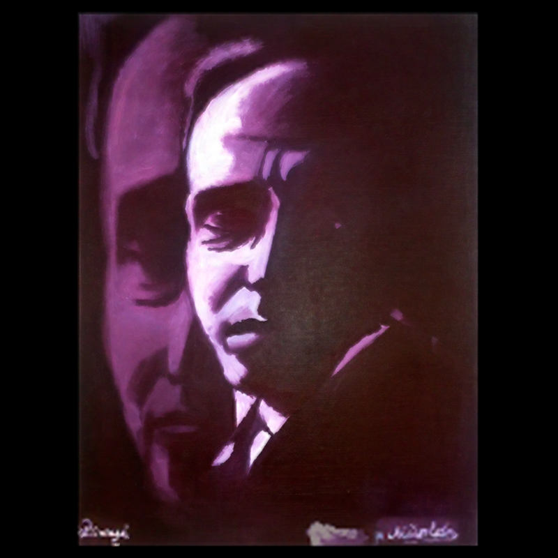 ELIGIO AYALA / CECILIO BÁEZ - Óleos de NICOLÁS MONGELOS MARTÍNEZ