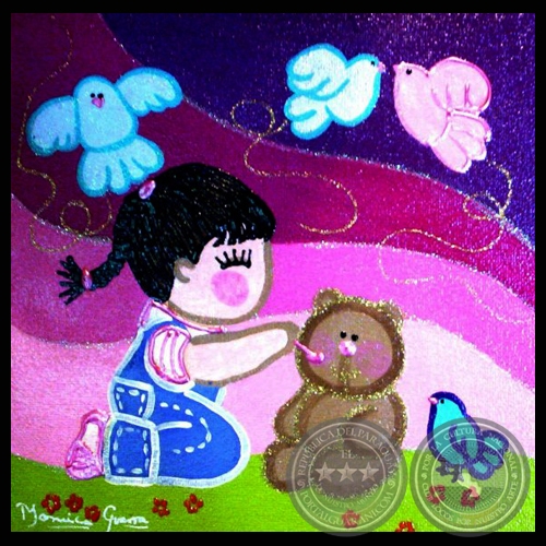 OBRAS INFANTILES (Técnica mixta de MÓNICA GUERRA)