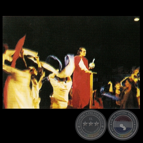 IMAGEN DEL MONTAJE YO EL SUPREMO, 1993 - Fotografías de JUAN MONTES