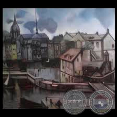 MUELLE FRANCÉS - Pintura de HERNÁN ESCURRA