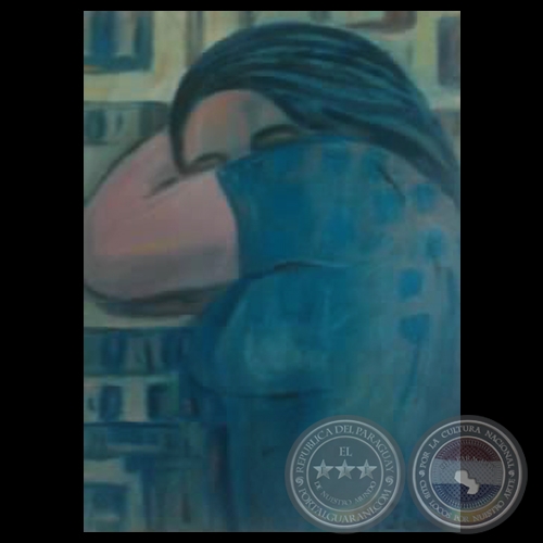 MUJER - Óleo sobre tela de VÍCTOR OCAMPOS