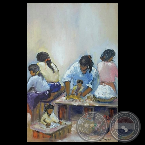 MUJERES, 2015 - Óleo sobre lienzo de JORGE VON HOROCH
