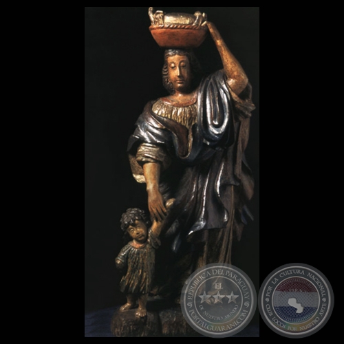 SANTA ANA CON LA VIRGEN NIÑA (St. ANNE WITH THE VIRGIN GIRL) - MUSEO DE ARTE SACRO DEL PARAGUAY
