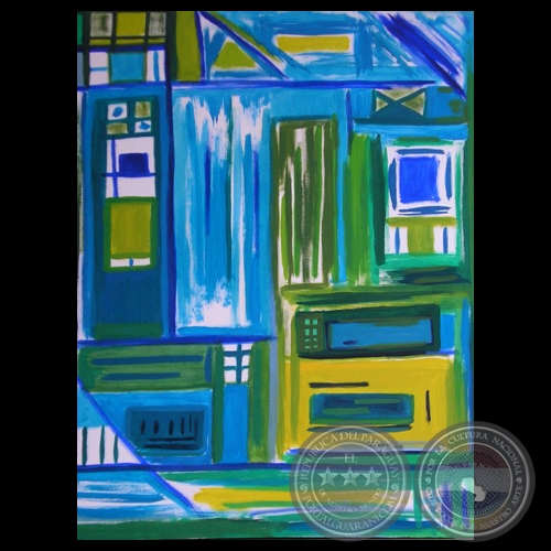 CONSTRUCCIONES, 2011 - Técnica mixta de NERY IRIBERRI