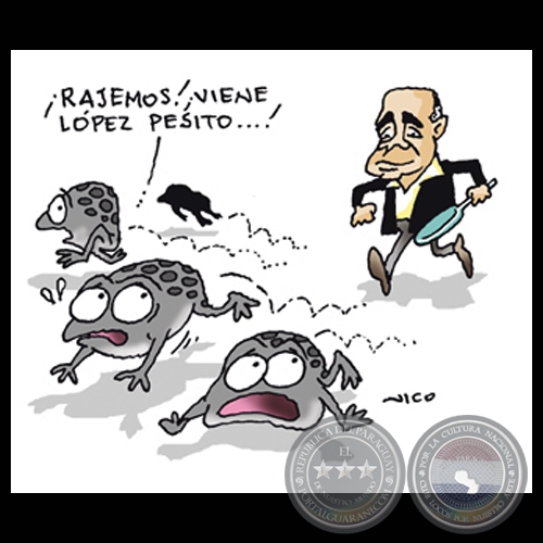 NI TORTILLA DE SAPOS NI VACA’Í - Caricaturas de NICO