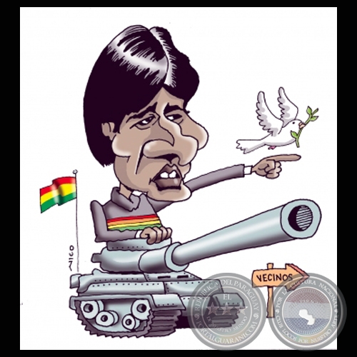 JUAN EVO MORALES AYMA - Caricatura de NICO - Diciembre 2009