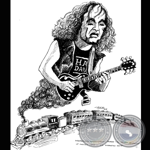 NORBERTO ANÍBAL NAPOLITANO (PAPPO) 1950/2005 - Caricatura de NICO