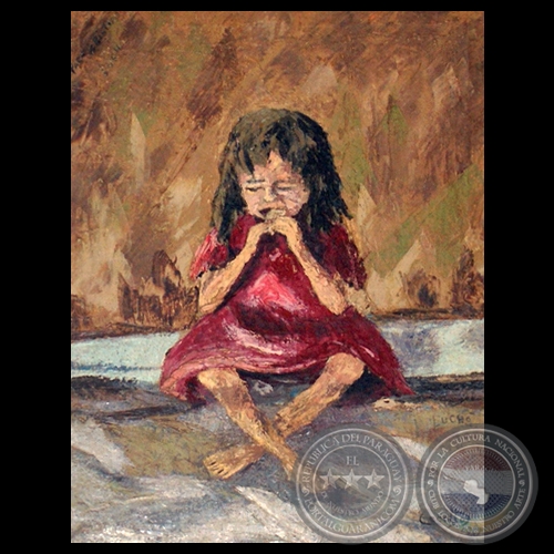 NIÑA - Óleo sobre tela de LEONOR CECOTTO