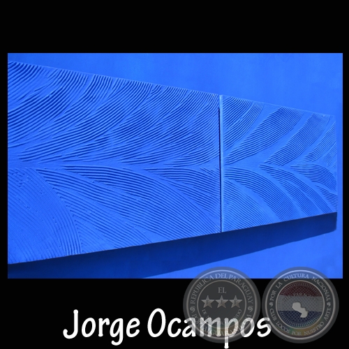 VIENTO, 2008 (NO TOCAR) - Cemento, acrlico sobre tela de JORGE OCAMPOS ROA