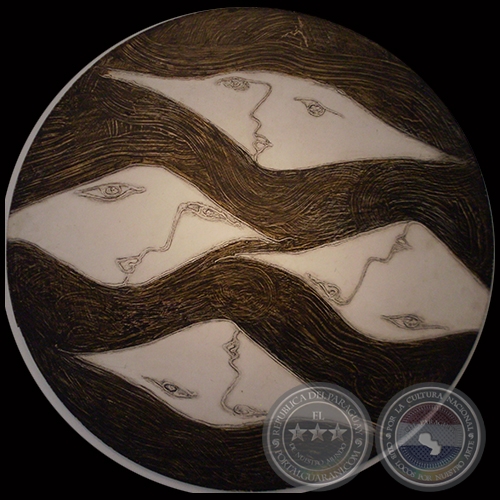 LA OTRA CARA DE LA MONEDA, 1970 - Técnica mixta de OLGA BLINDER