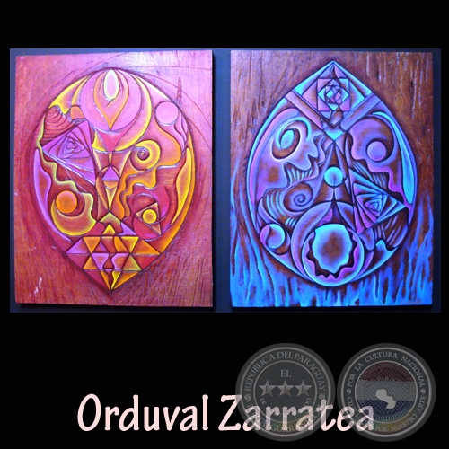 CÁLIDO Y FRIO - Xilopintura de ORDUVAL ZARRATEA