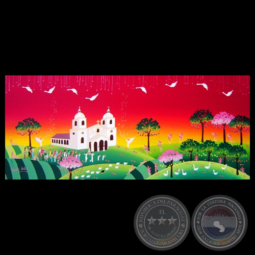 PROCESIÓN EN LA IGLESIA DE ENCARNACIÓN FRANCESA, 2008 - Obra de RENATTA AVILA