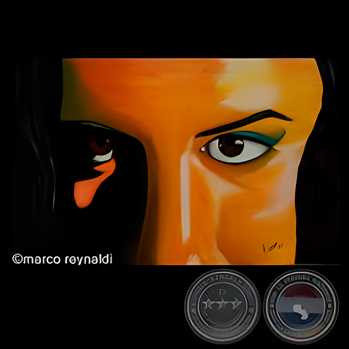 ESPEJO DEL ALMA (De la serie) - Óleo de Marco Reynaldi -  Año 2007