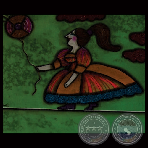 EQUILIBRISTA, 2013 - Acrílico sobre tela de RICARDO MIGLIORISI