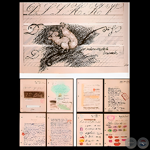 OBSESIONES, 1980 - Dibujo y técnica mixta de RICARDO MIGLIORISI